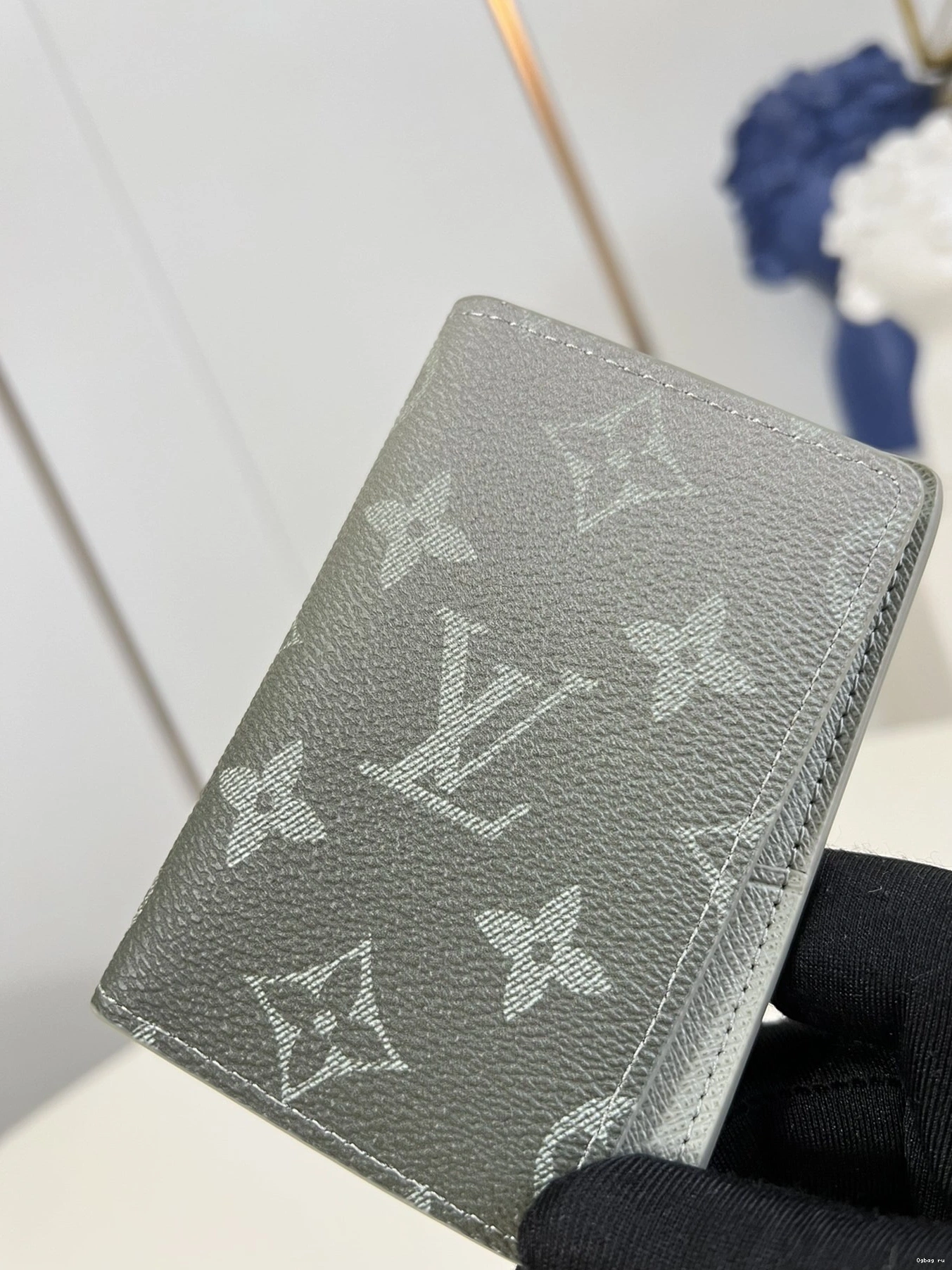 cm LOUIS Pocket Organizer-7.5*11.1*1 VUITTON 0801